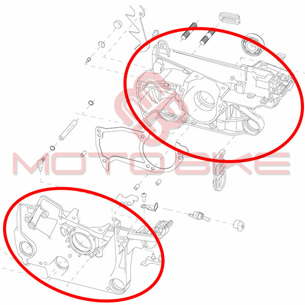 Kuciste motora kineske testere pn 4500 5200 china